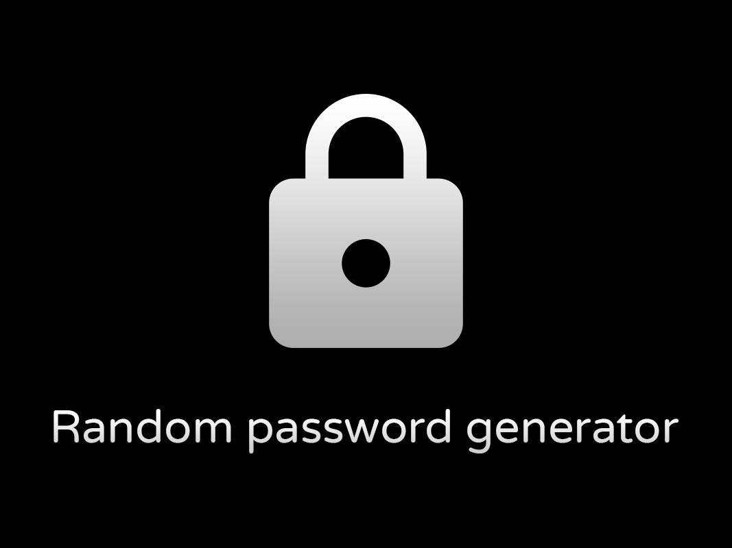 Random password generator