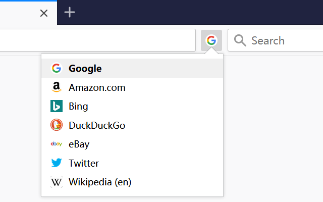 Classical Search Bar