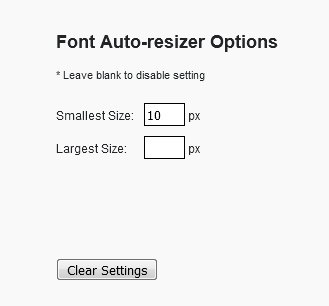 Font Auto-resizer