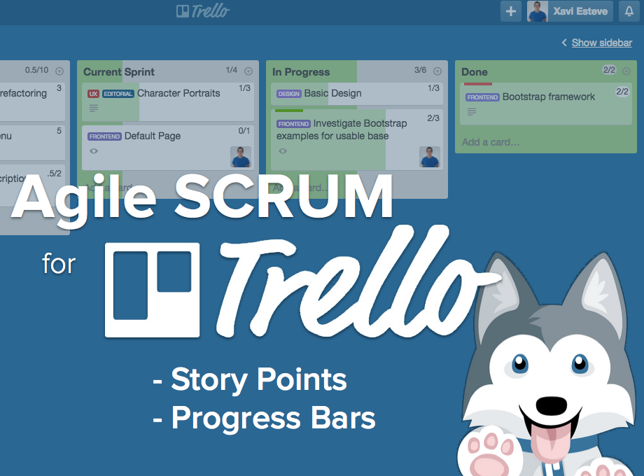 Agile SCRUM for Trello boards