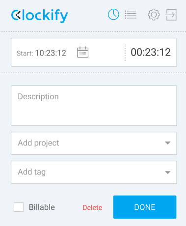 Clockify Time Tracker