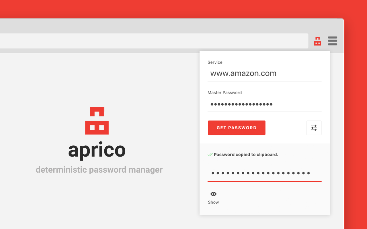 Aprico: Free Password Manager