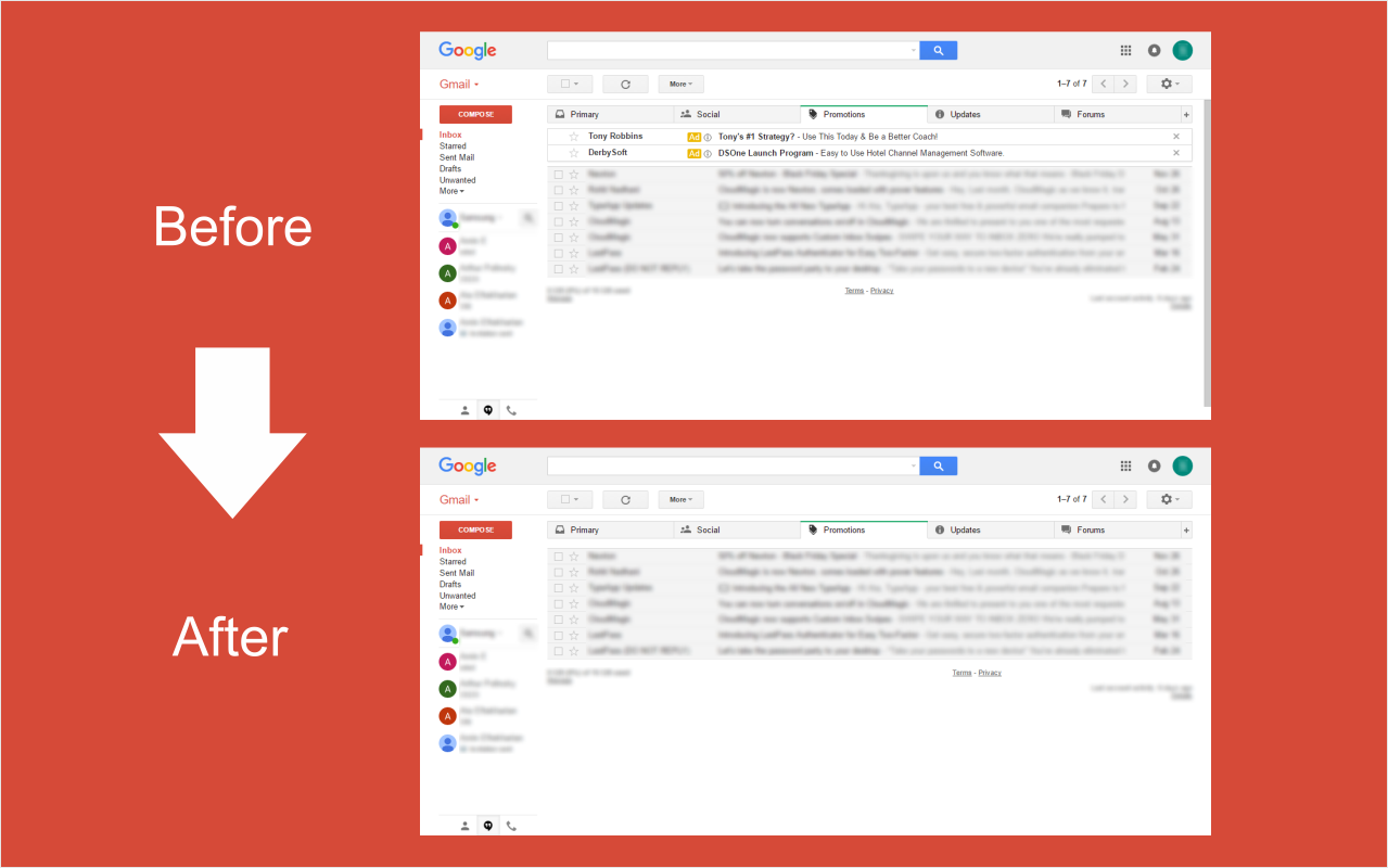 AdBlocker for Gmail™