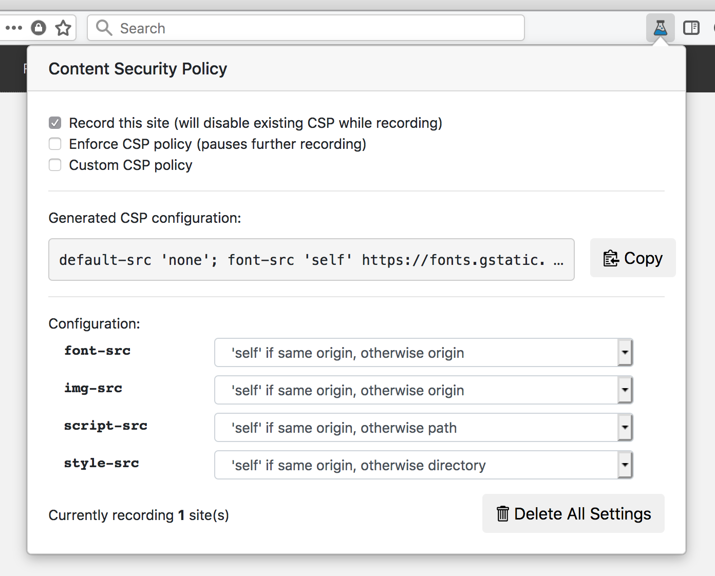 Laboratory (Content Security Policy / CSP Toolkit)