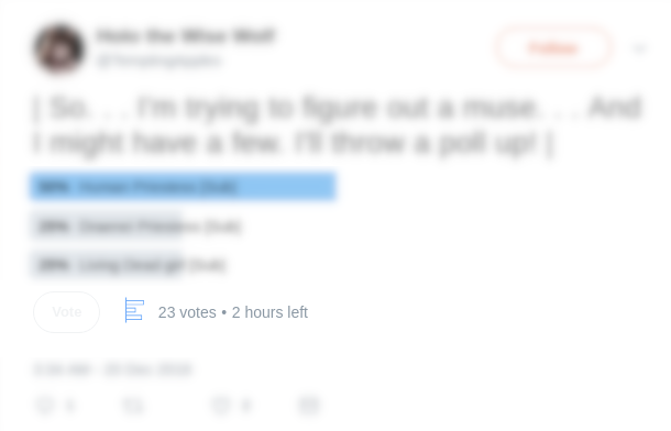 Twitter Poll Results