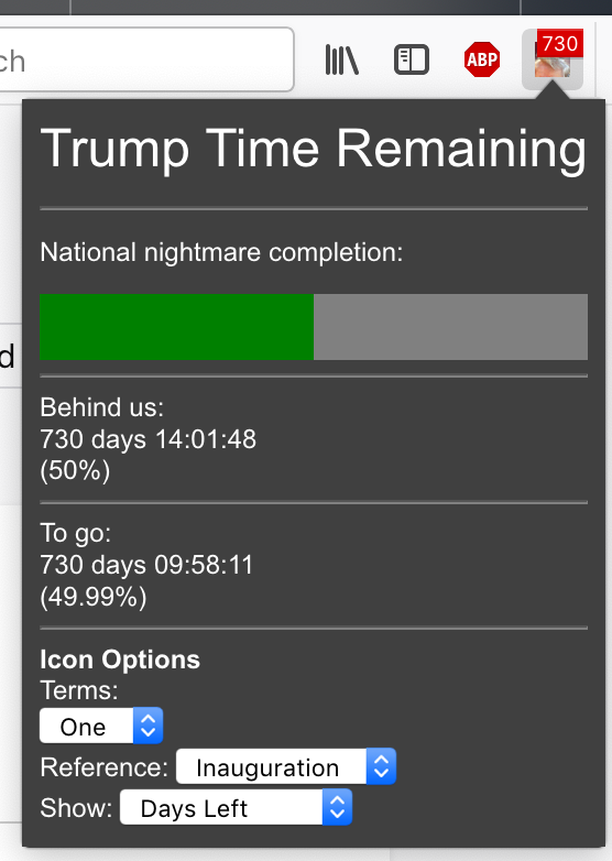 Trump Time Remaining