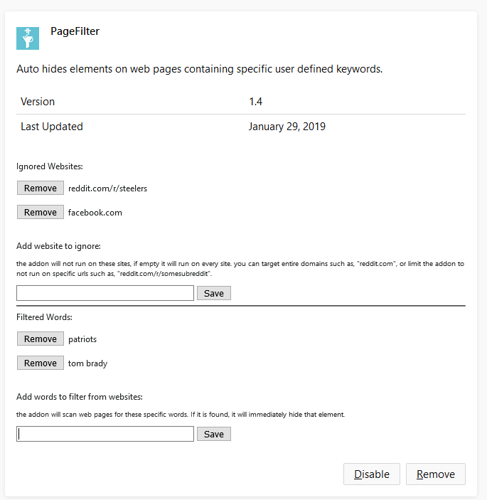 PageFilter