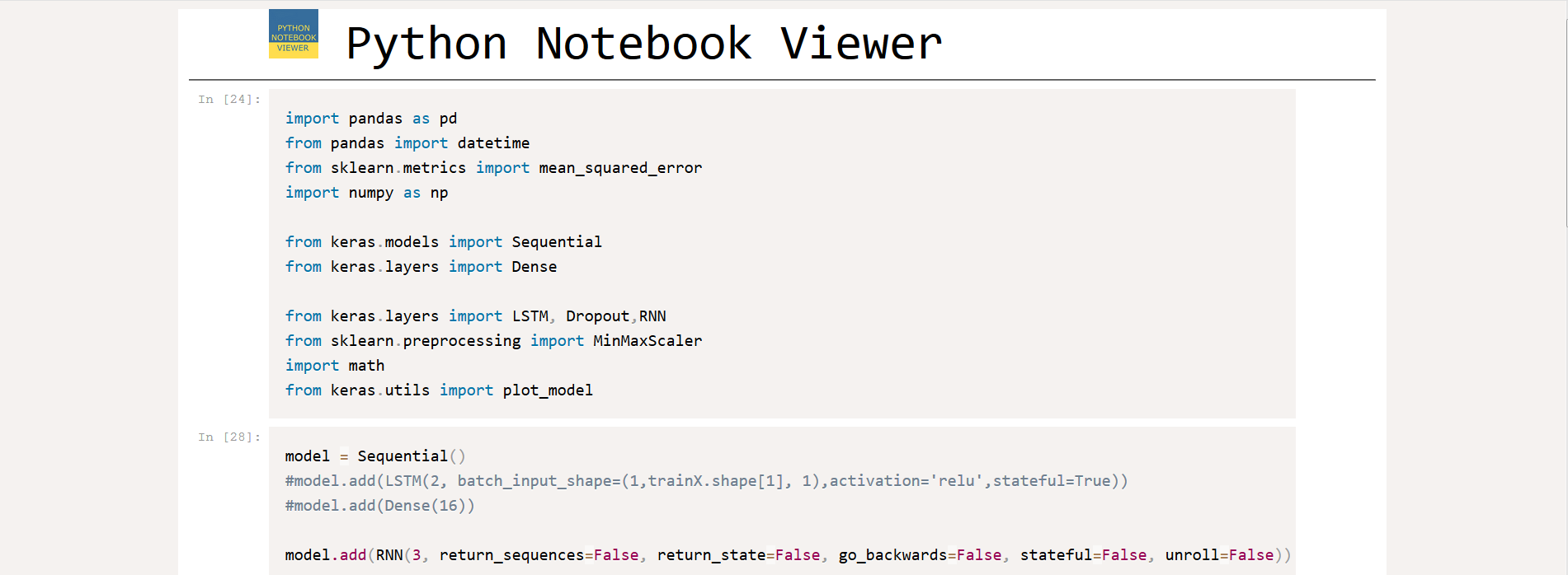 Python Notebook Viewer