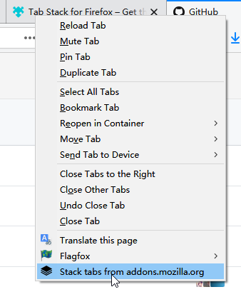 Tab Stack for Firefox