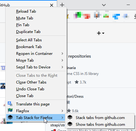 Tab Stack for Firefox