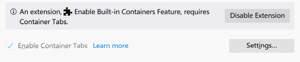 Enable Built-in Containers Feature