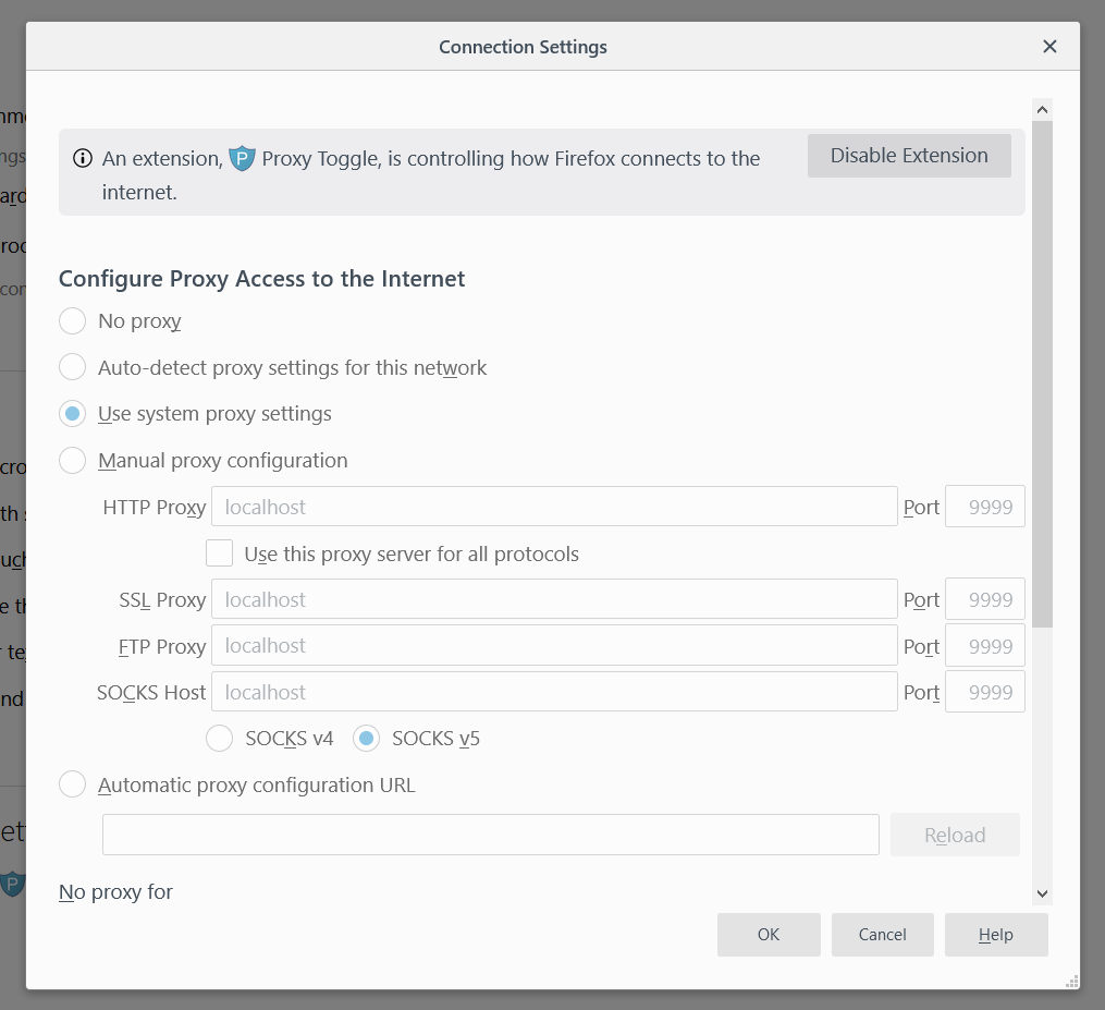 Proxy Toggle