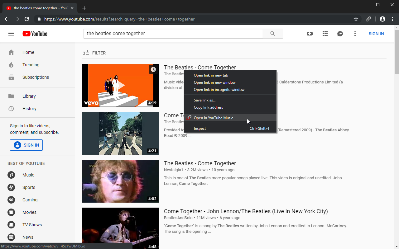 YouTube to YouTube Music – Get this Extension for 🦊 Firefox (en-US)