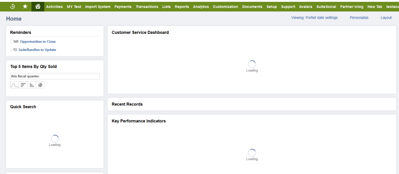 Netsuite Portlet Refresher