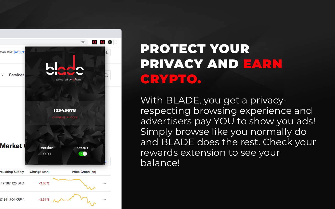 BLADE ad blocker+ promo image