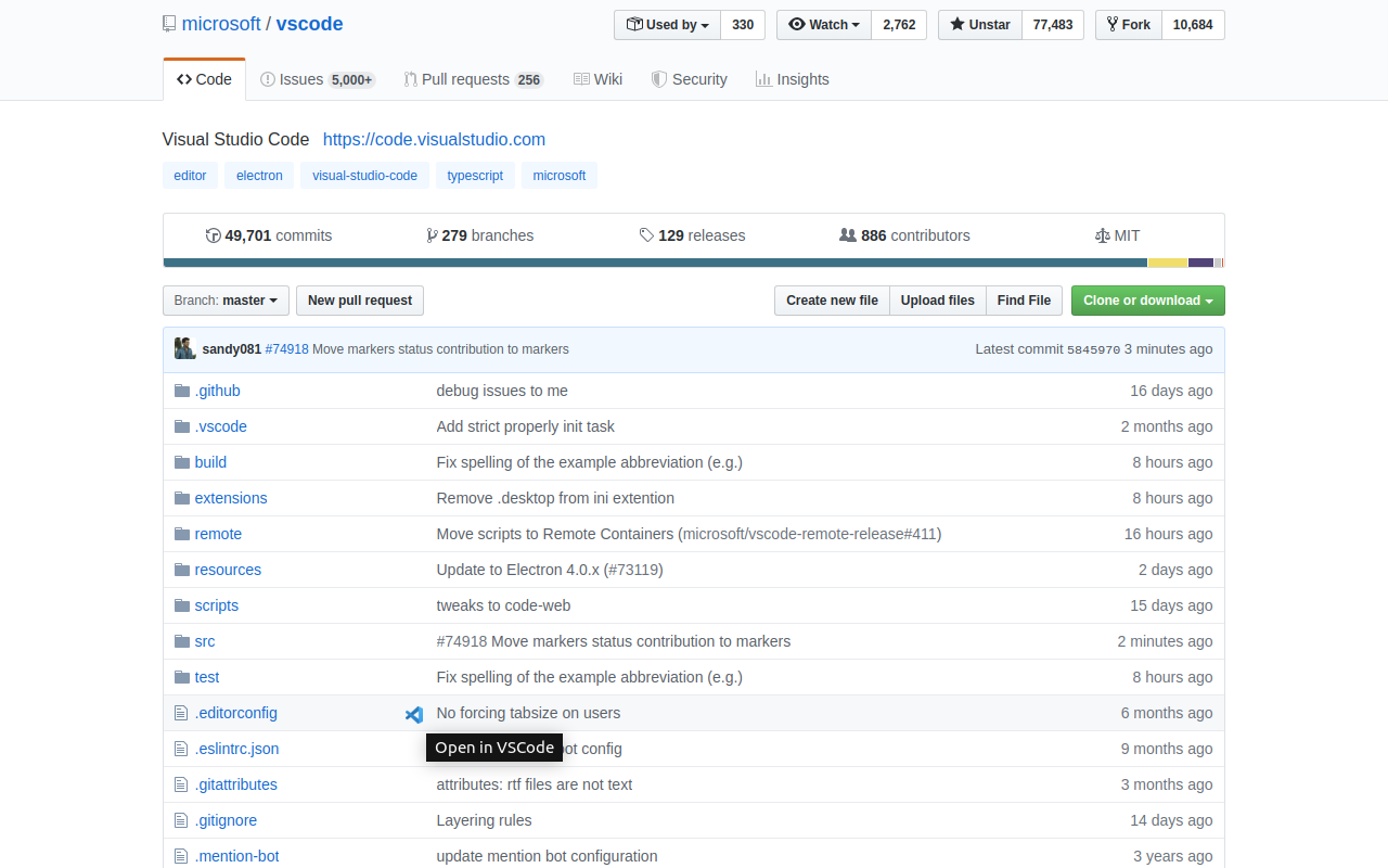Open GitHub in IDE