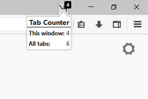 Tab Counter (fork)