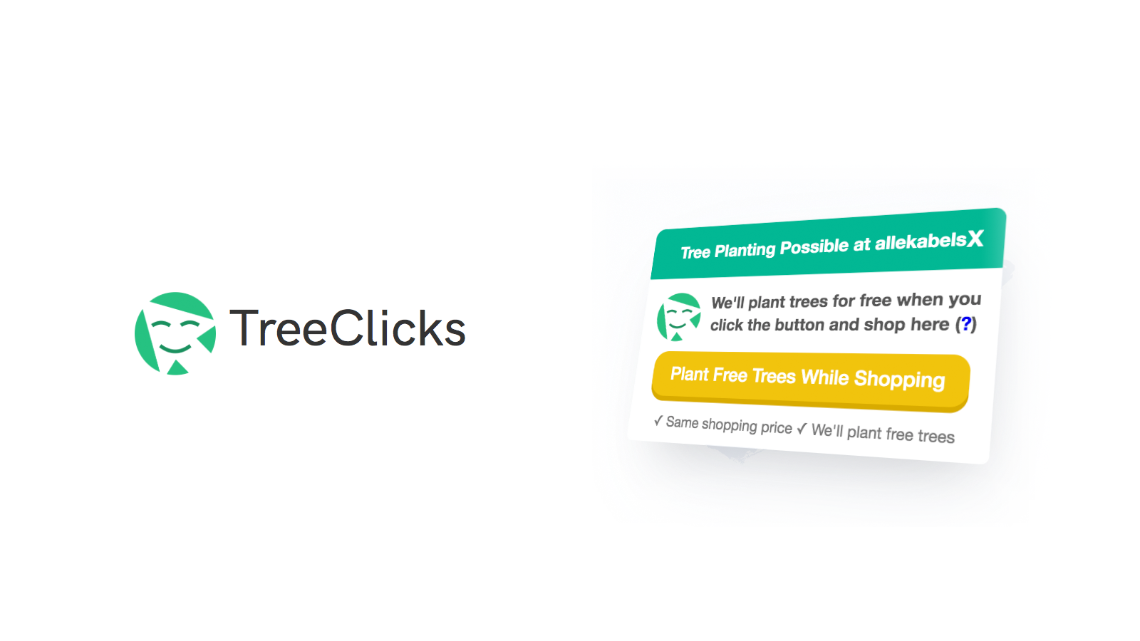 TreeClicks - Plant Trees while Shopping Online