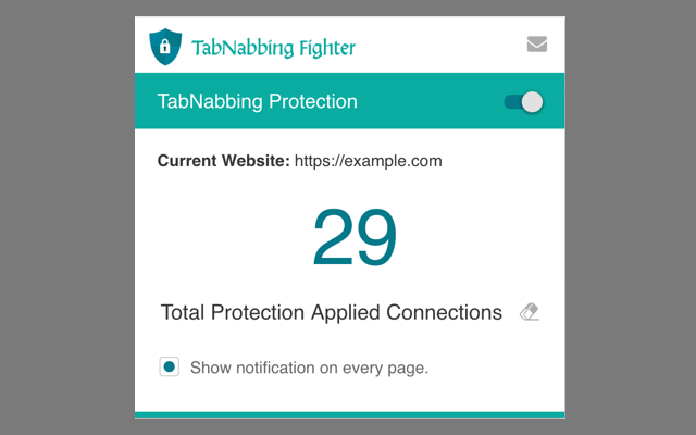 Tabnabbing Fighter: Phishing Attack Protection