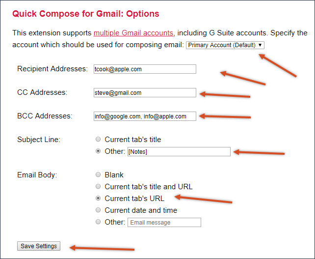 Quick Compose for Gmail