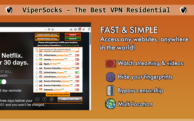 VPN Residential Solutions - ViperSocks