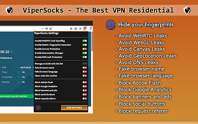 VPN Residential Solutions - ViperSocks