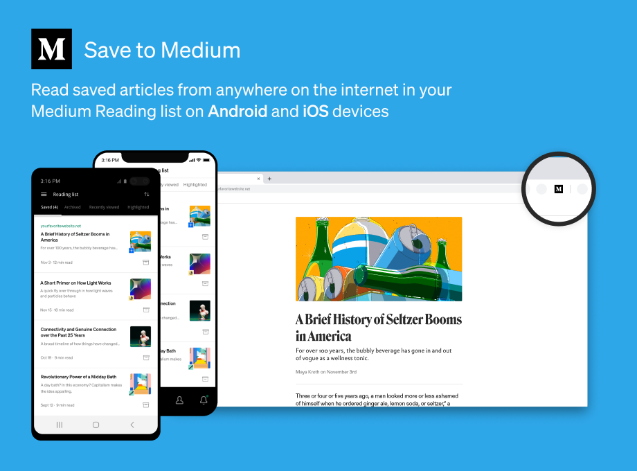 Save to Medium