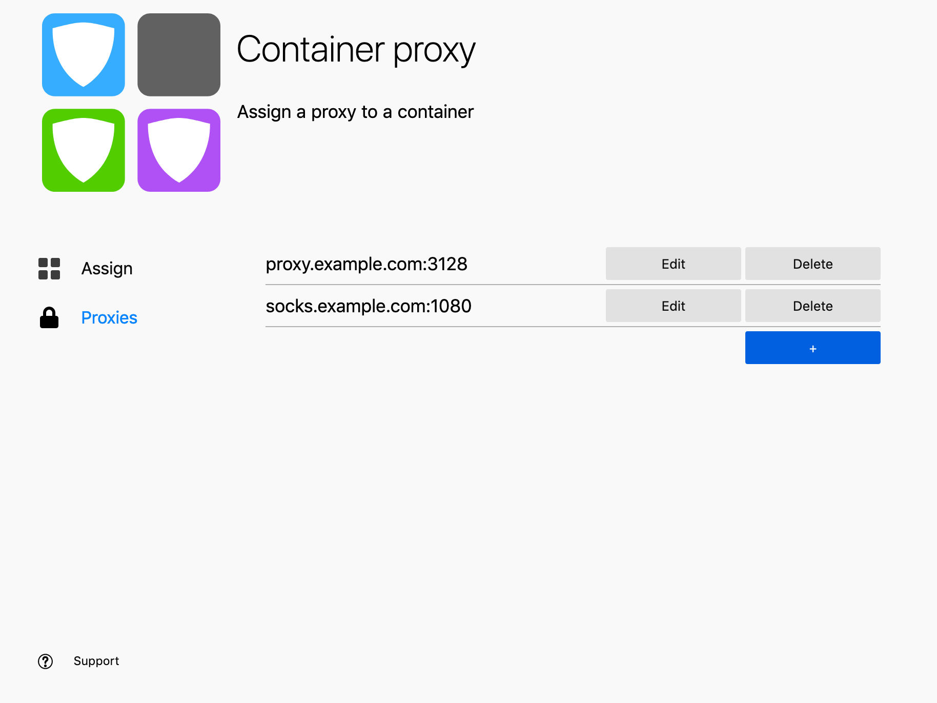 Container proxy