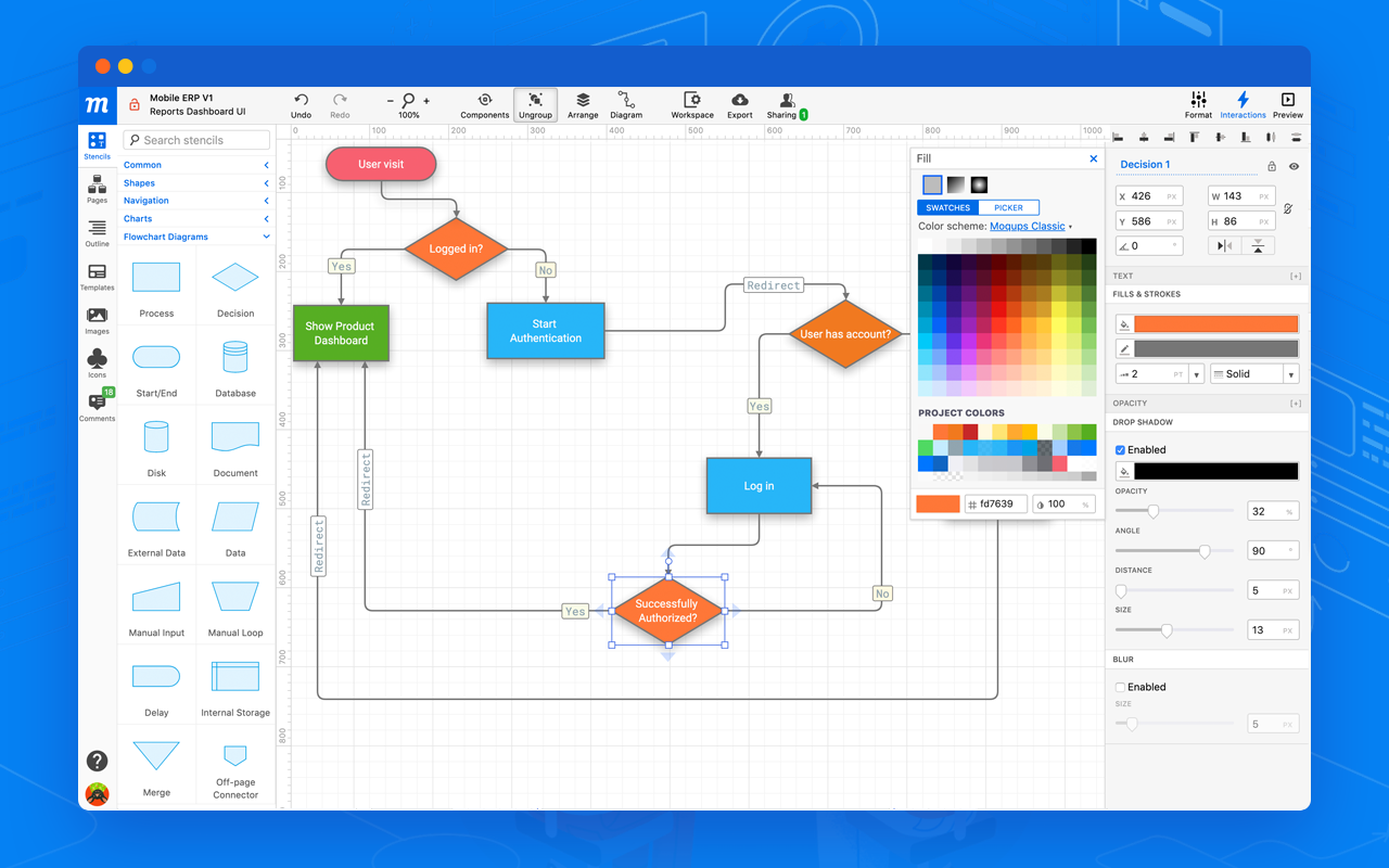 Moqups Extension