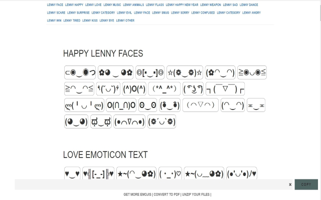 Lenny Faces Keyboard