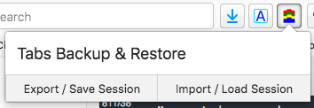 Tabs Backup & Restore