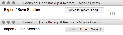 Tabs Backup & Restore