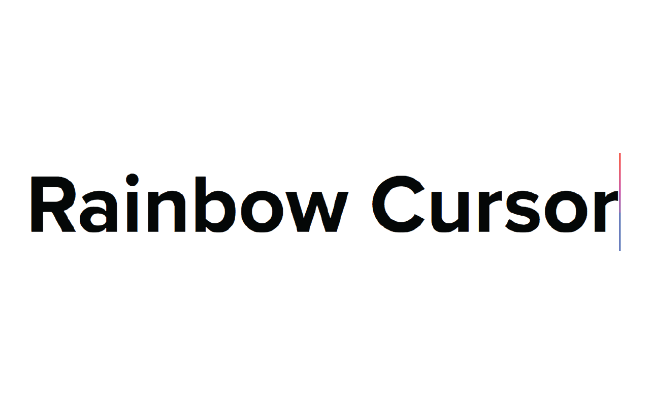 Rainbow Cursor for Google Docs
