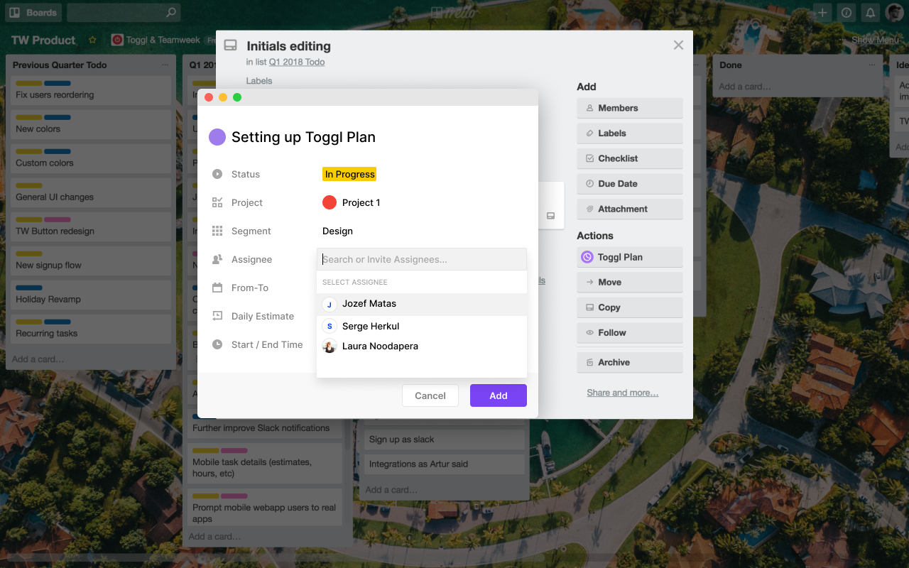 Toggl Plan: Project Planning Calendar