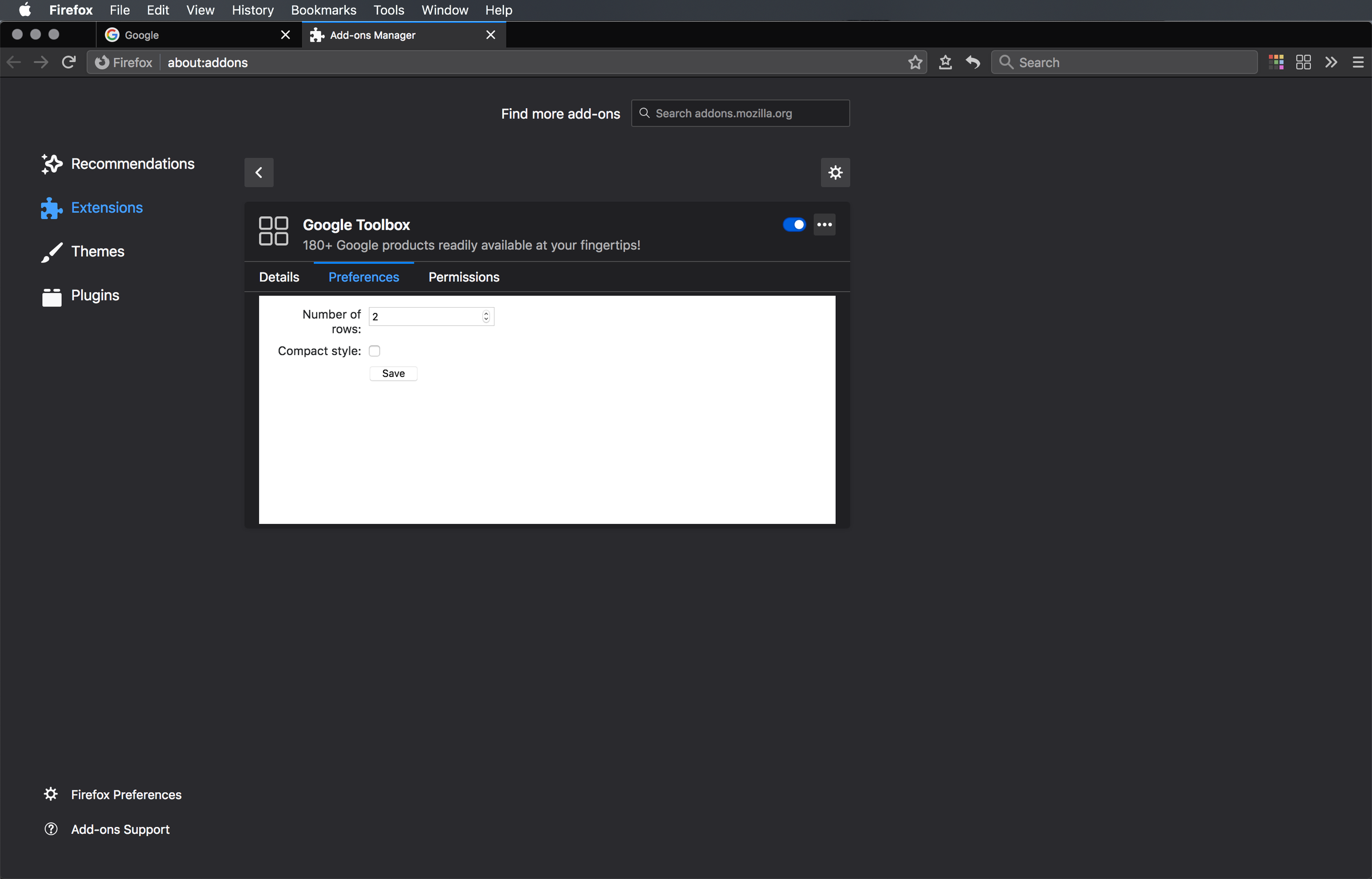 Google Toolbox
