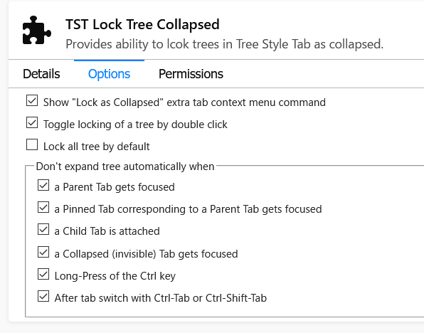 TST Lock Tree Collapsed