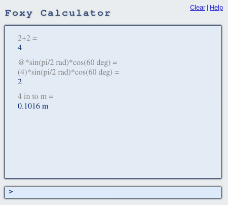 Foxy Calculator
