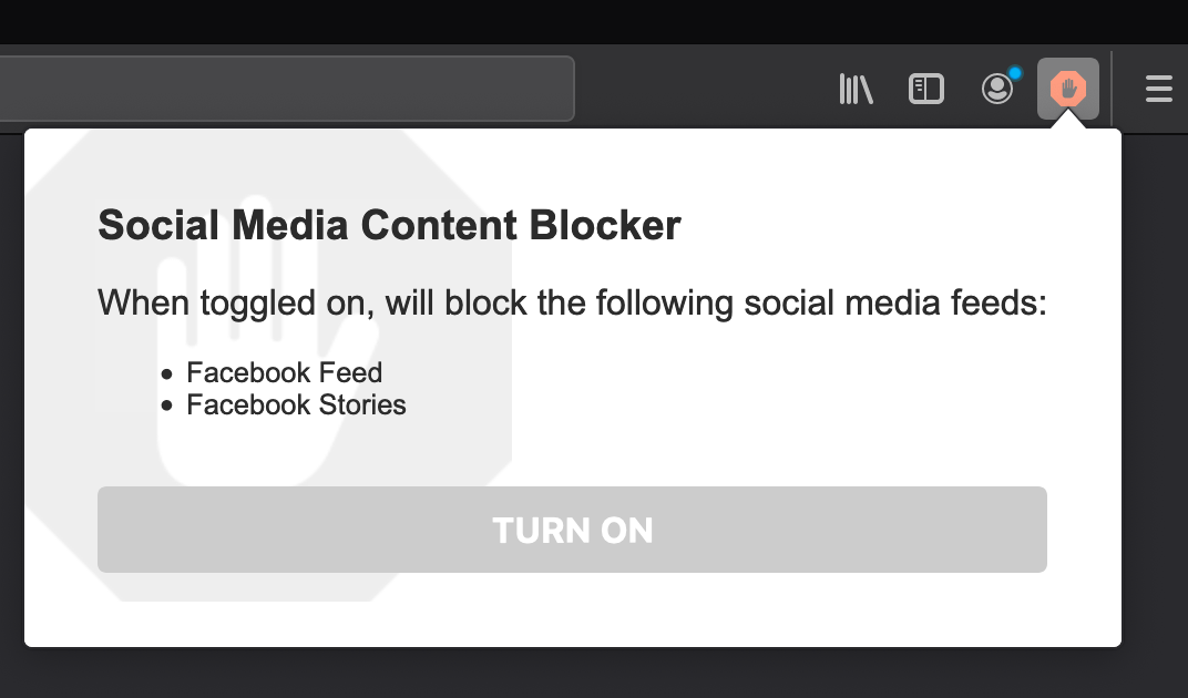 Social Media Content Blocker