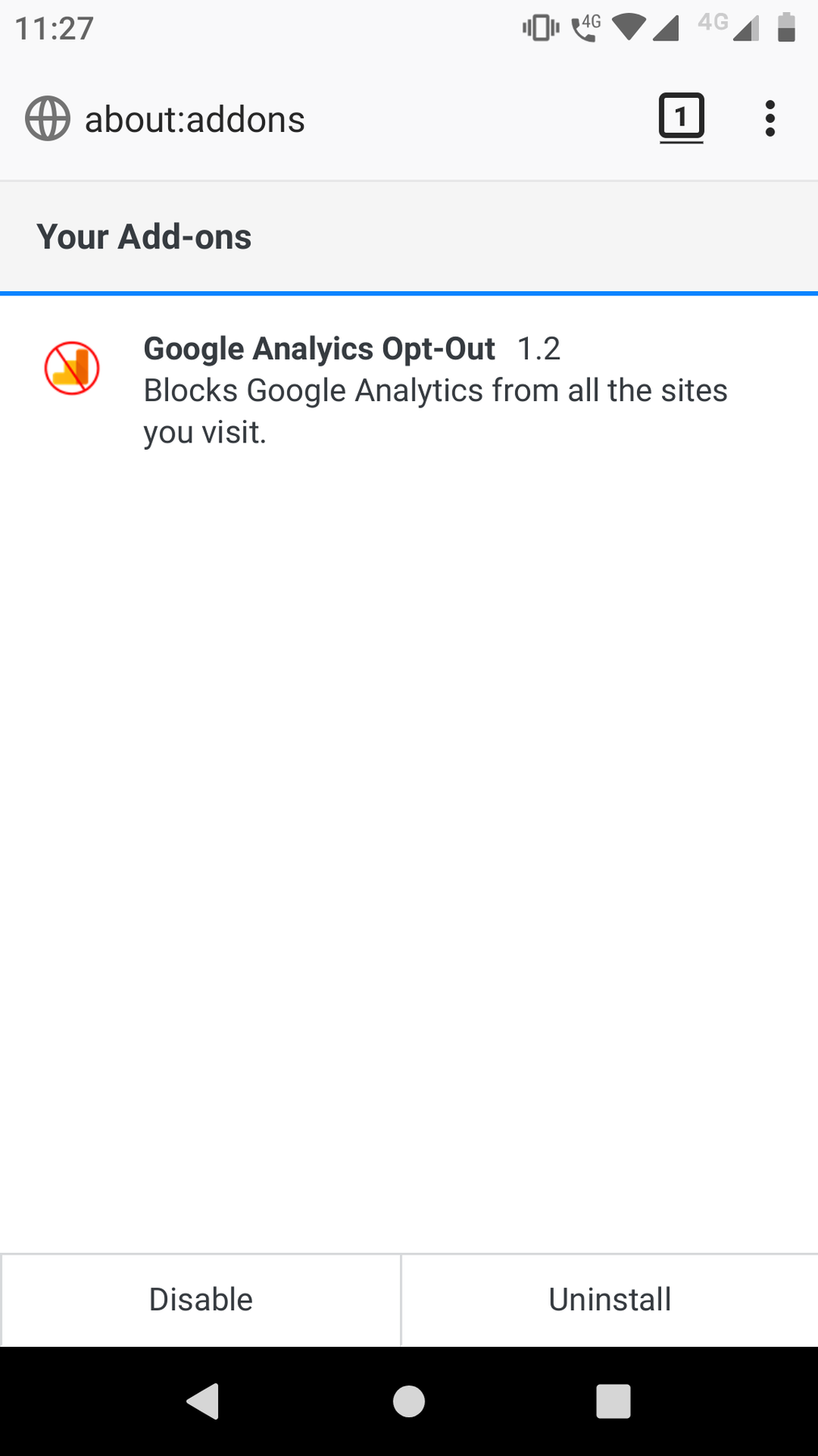 Google Analytics Opt-Out