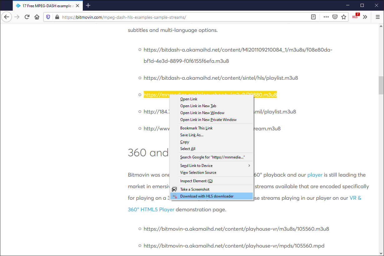 HLS Downloader