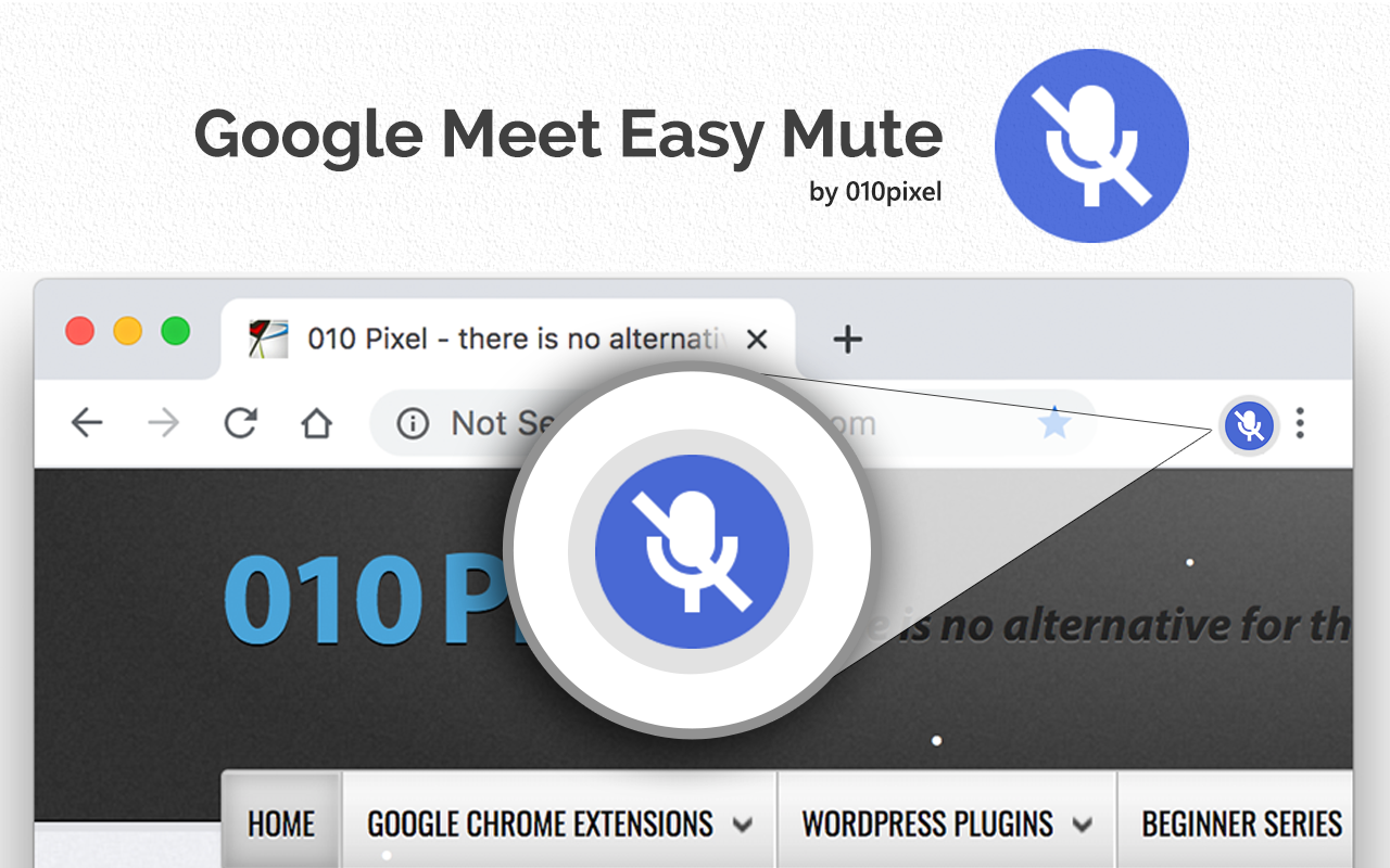 Google Meet Easy Mute