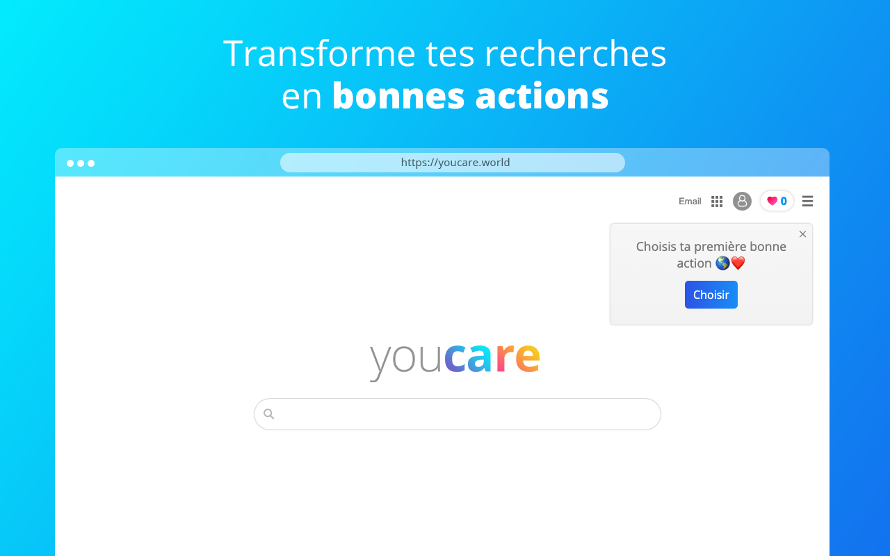 YouCare - The charitable search engine