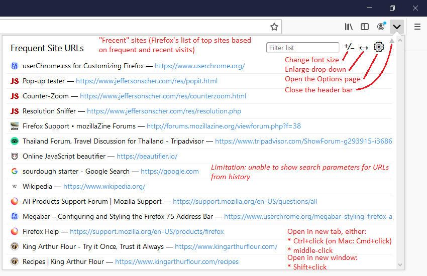 My first Firefox extension