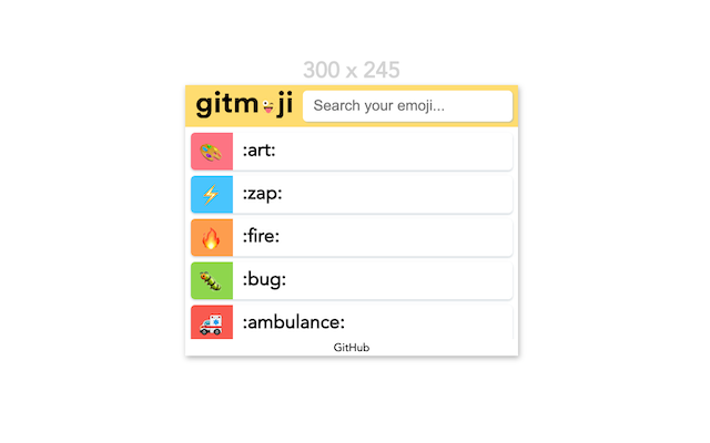 Gitmoji Browser Extension
