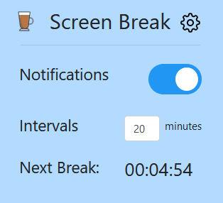 Screen Break