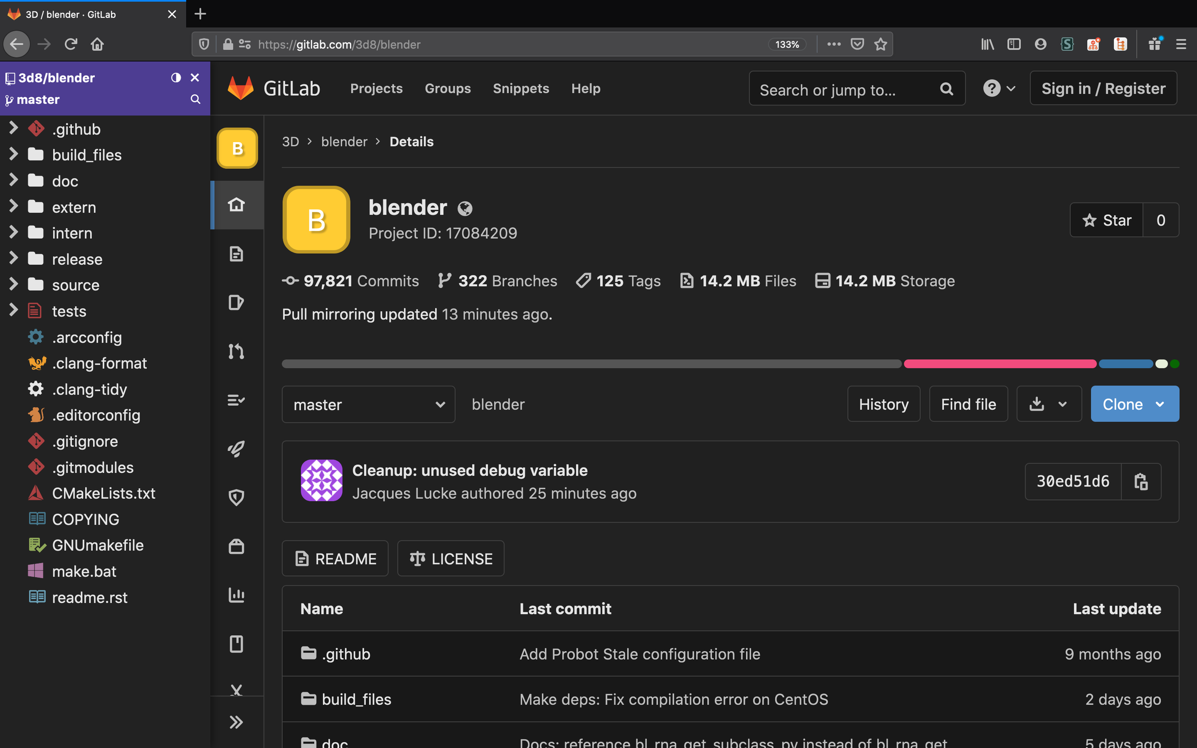 SpanTree - GitLab Tree