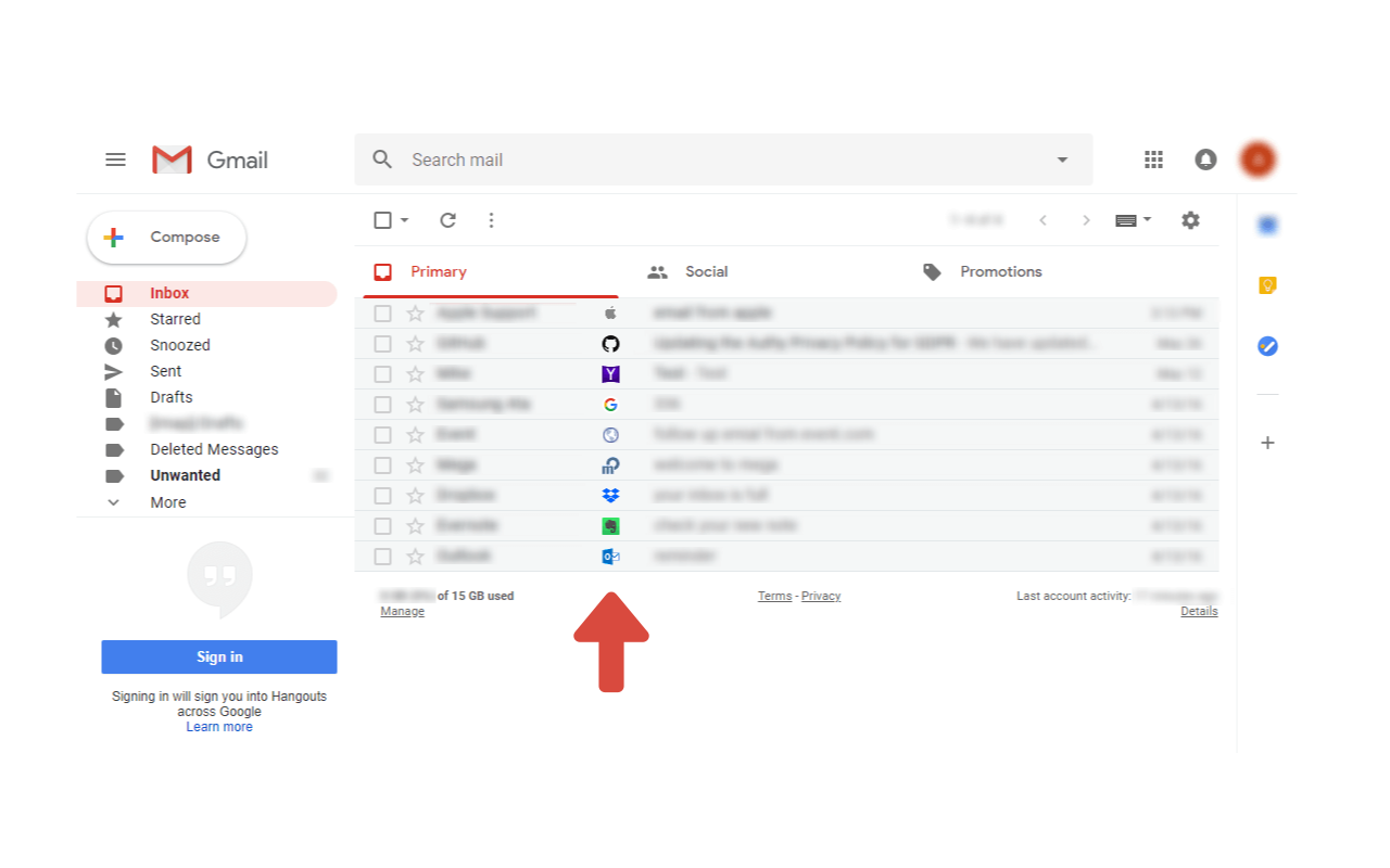 Sender Icons for Gmail™