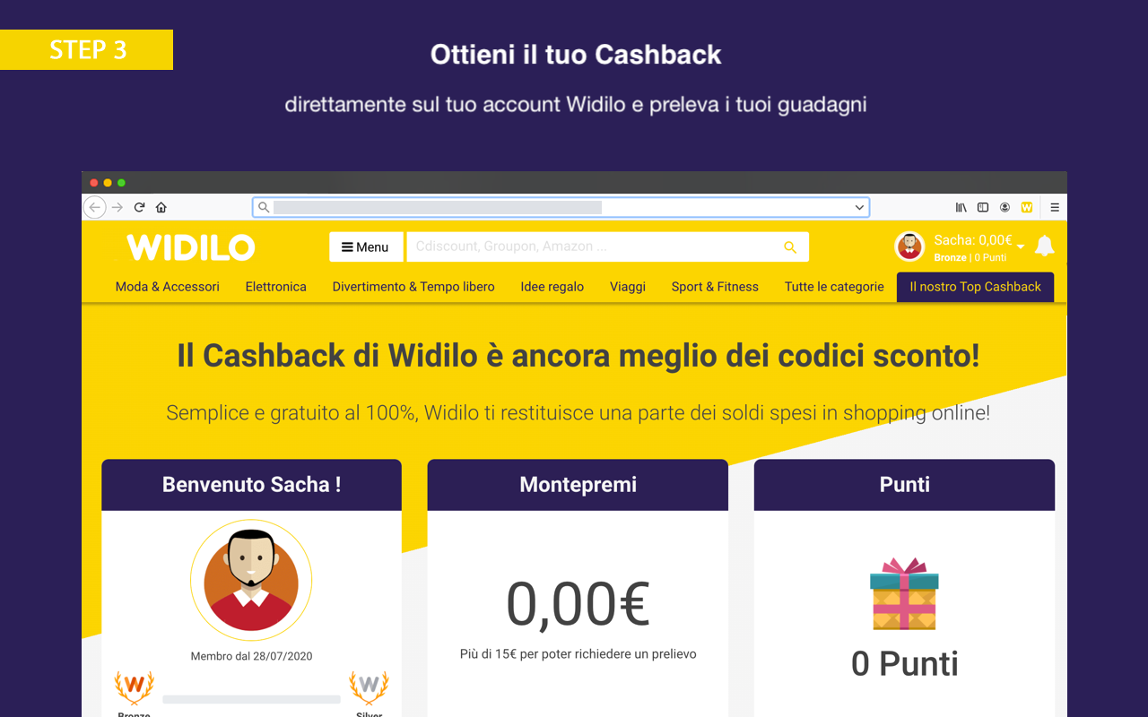 Widilo.co.uk Cashback Reminder