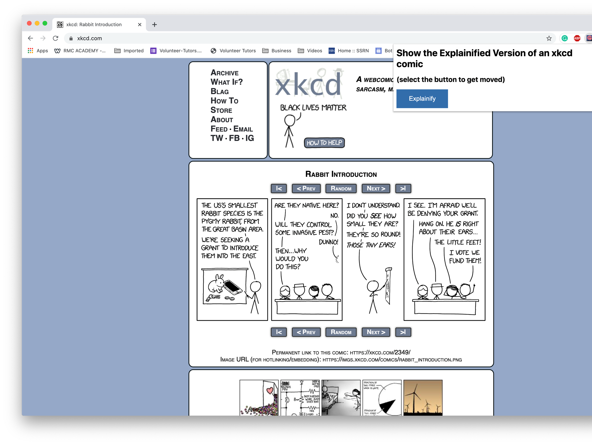 xkcd Explanifier