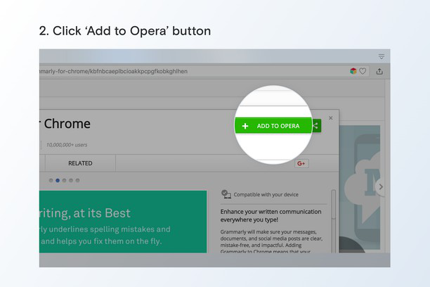 Opera Install Chrome Extension